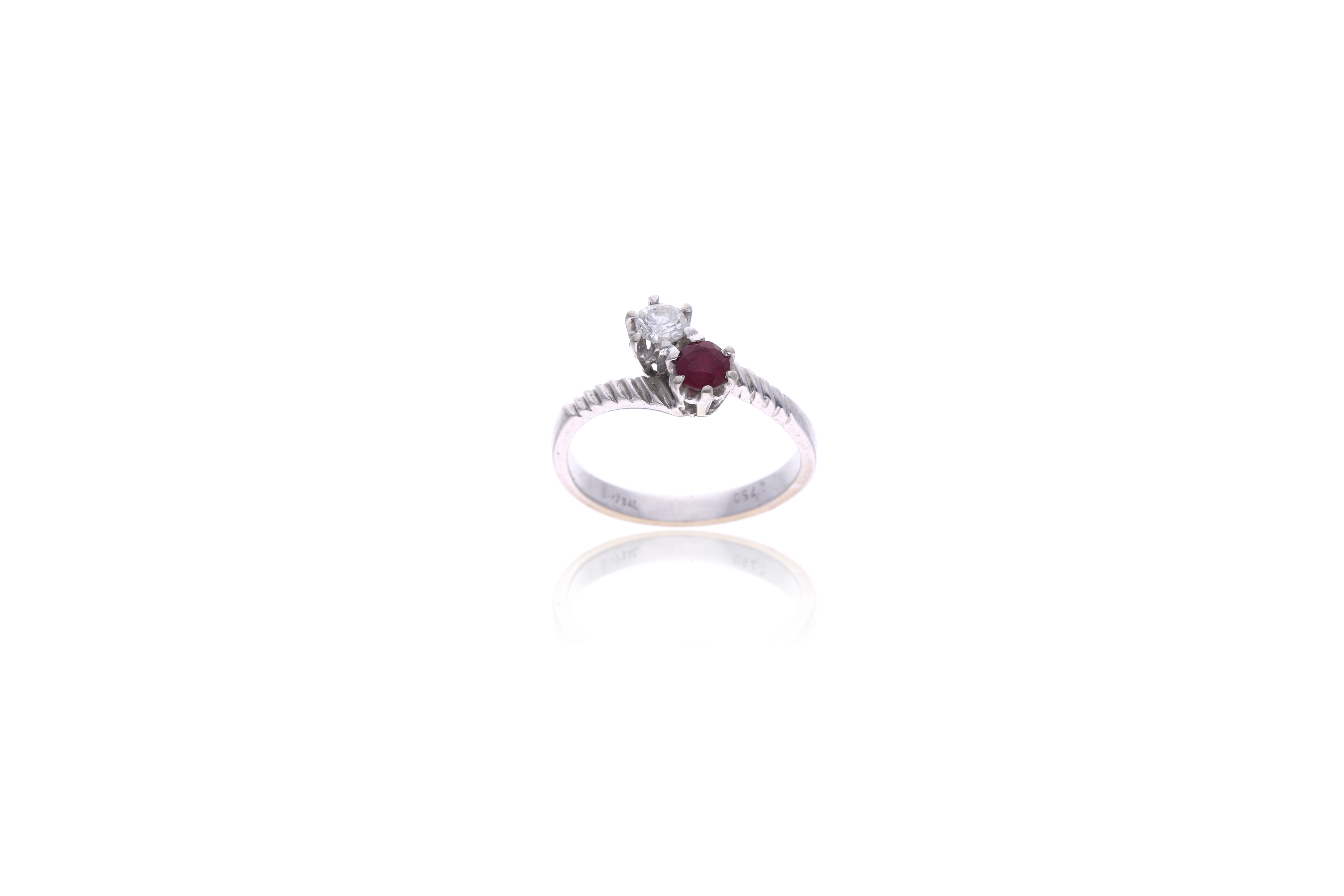 Anello con diamante - Asta Preziosi