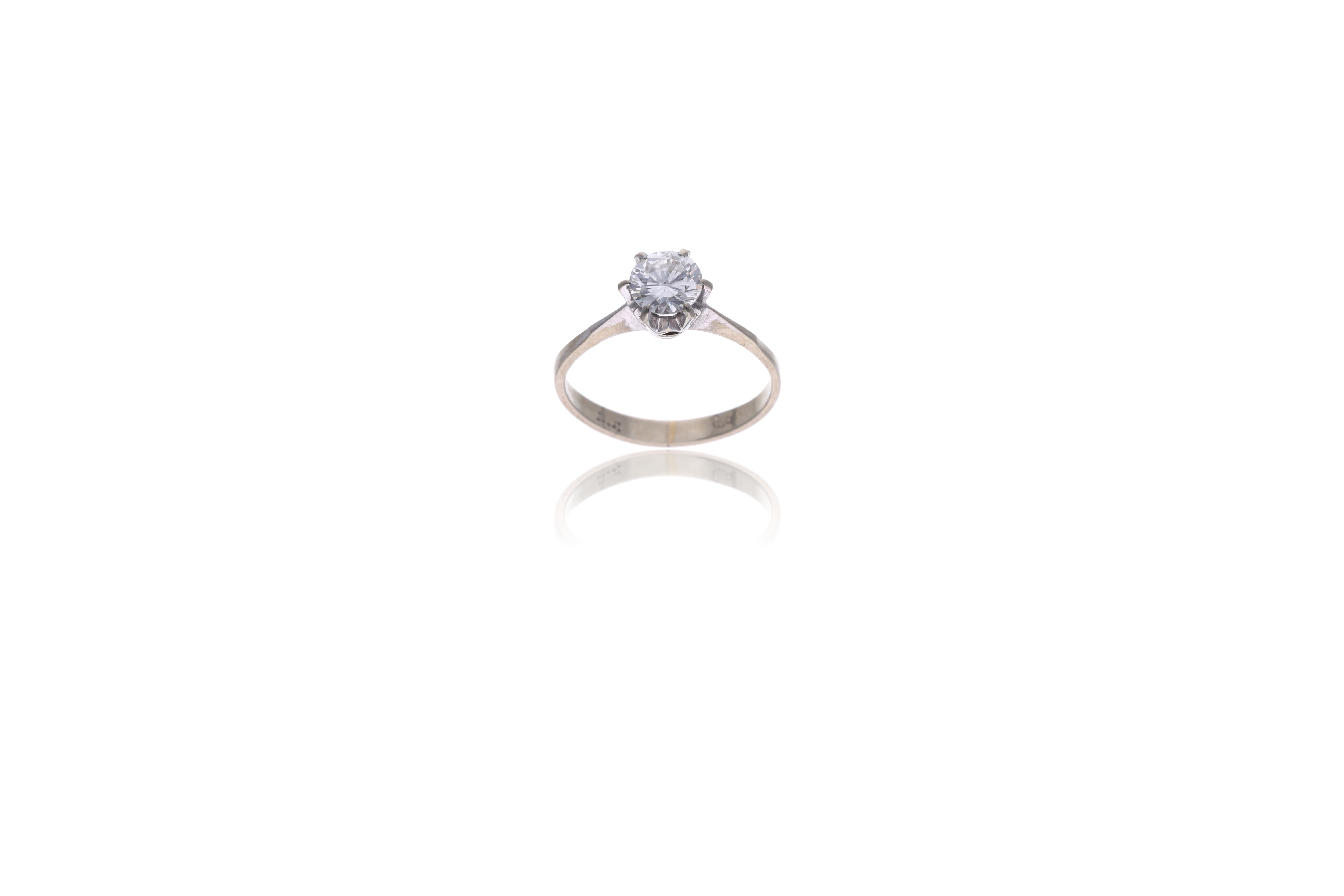 Anello con diamante - Asta Preziosi