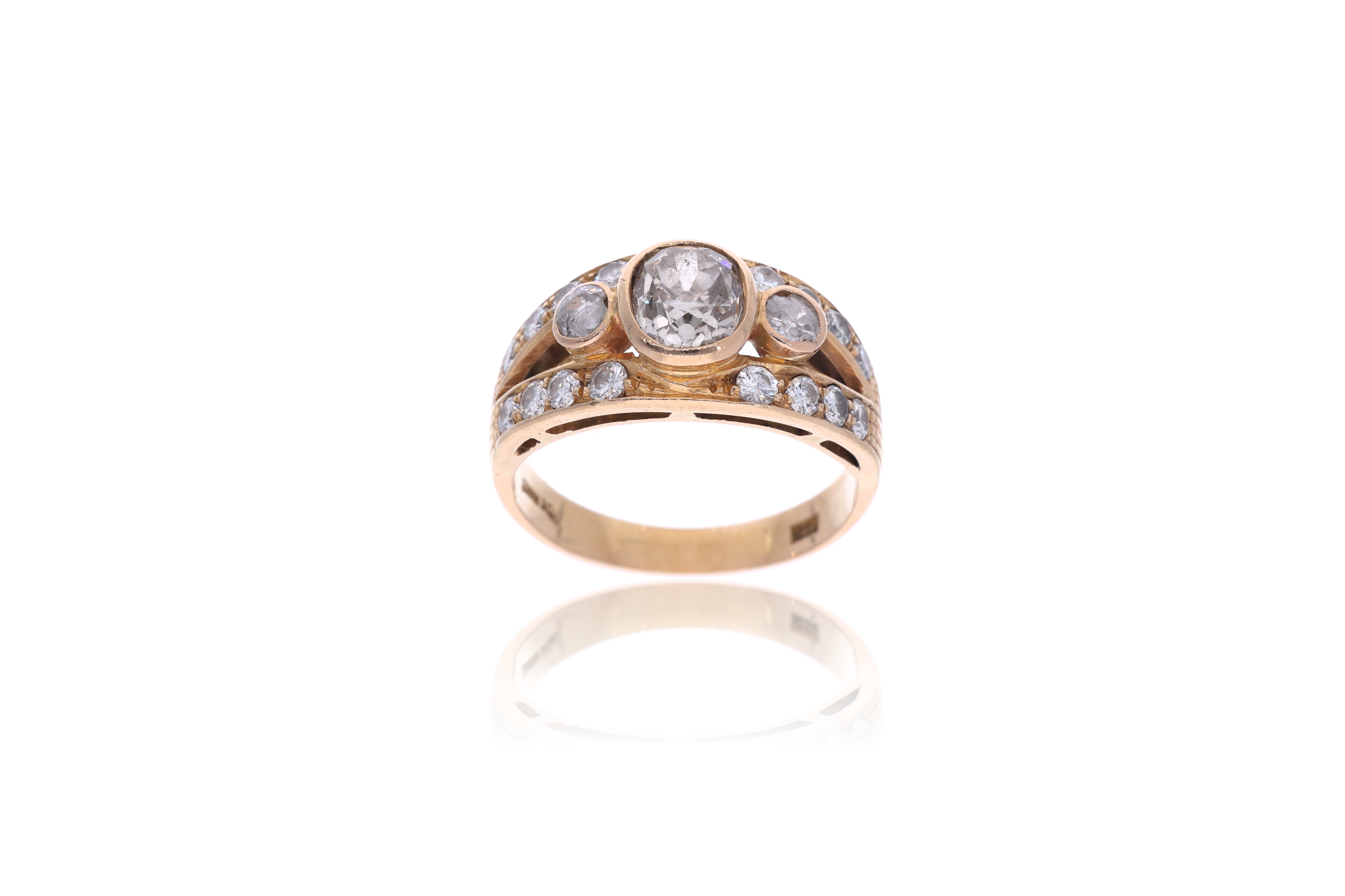 Anello con diamanti - Asta Preziosi