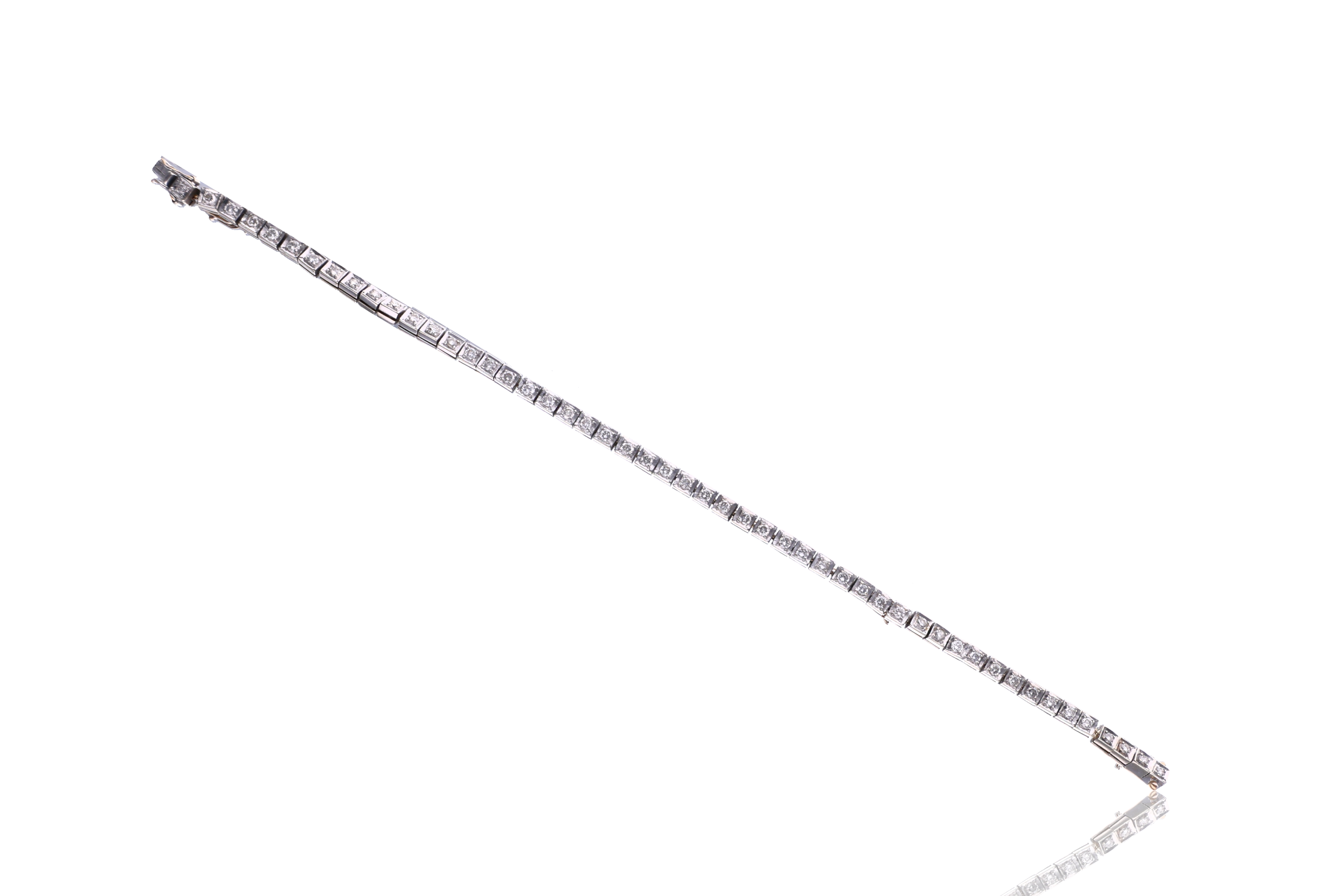 Bracciale con diamanti - Asta Preziosi