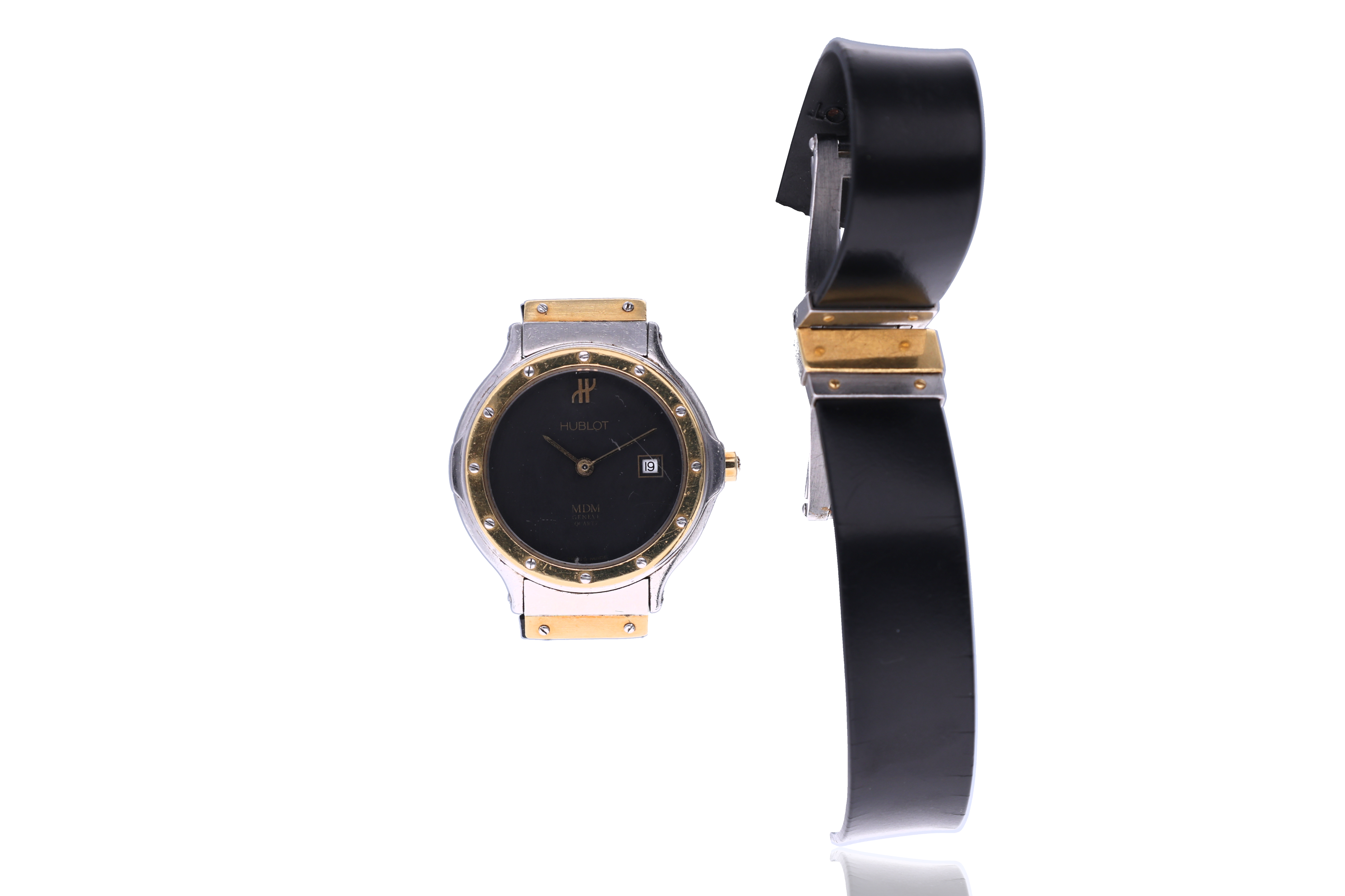 Hublot Mdm orologio in acciaio- oro - Asta Preziosi