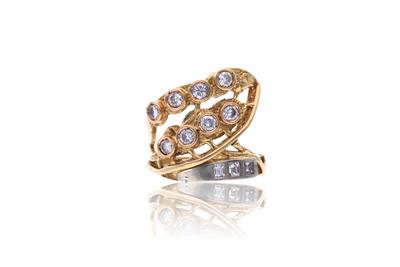 Anello in oro, con diamanti - Asta Preziosi Anello in oro, con diamanti - Asta Preziosi