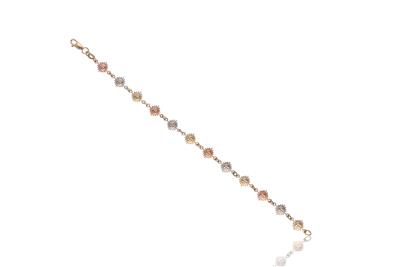 Bracciale con elementi in forma di sole - Asta Preziosi Bracciale con elementi in forma di sole - Asta Preziosi
