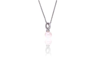 Mikawa, collana con diamanti e perla - Asta Preziosi Mikawa, collana con diamanti e perla - Asta Preziosi