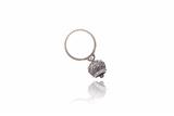 Anello con ciondolo in forma di piccola campana e diamanti - Asta Preziosi Anello con ciondolo in forma di piccola campana e diamanti - Asta Preziosi
