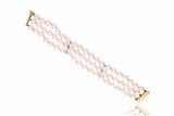 Bracciale di perle con inserti in oro - Asta Preziosi Bracciale di perle con inserti in oro - Asta Preziosi