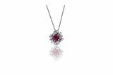 Collana con rubino e diamanti - Asta Preziosi Collana con rubino e diamanti - Asta Preziosi