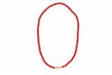 Collana in corallo, con chiusura in oro - Asta Preziosi Collana in corallo, con chiusura in oro - Asta Preziosi