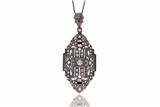 Pendente e collana con diamanti - Asta Preziosi Pendente e collana con diamanti - Asta Preziosi