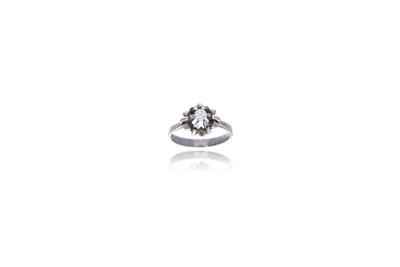 Anello con diamante - 