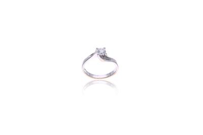 Anello con diamante - 