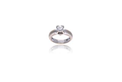 Anello con diamante - 