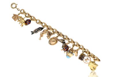 Bracciale in oro, pietre - 