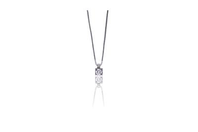 Collana punto luce con diamante - 