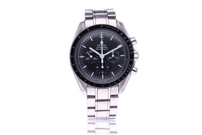 Omega Speedmaster Professional Moonwatch, cronografo in acciaio - 