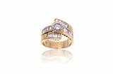 Anello con diamanti - 