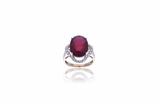 Anello con pietra e diamanti - Asta Preziosi Anello con pietra e diamanti - Asta Preziosi