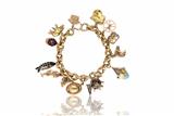 Bracciale in oro, pietre - 