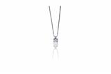 Collana punto luce con diamante - 