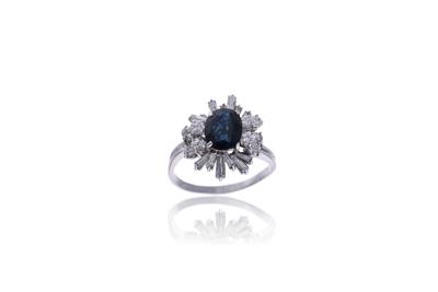 Anello con zaffiro e diamanti - Speciale Gioielli