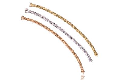 Chimento, tre bracciali in oro con diamanti - Speciale Gioielli