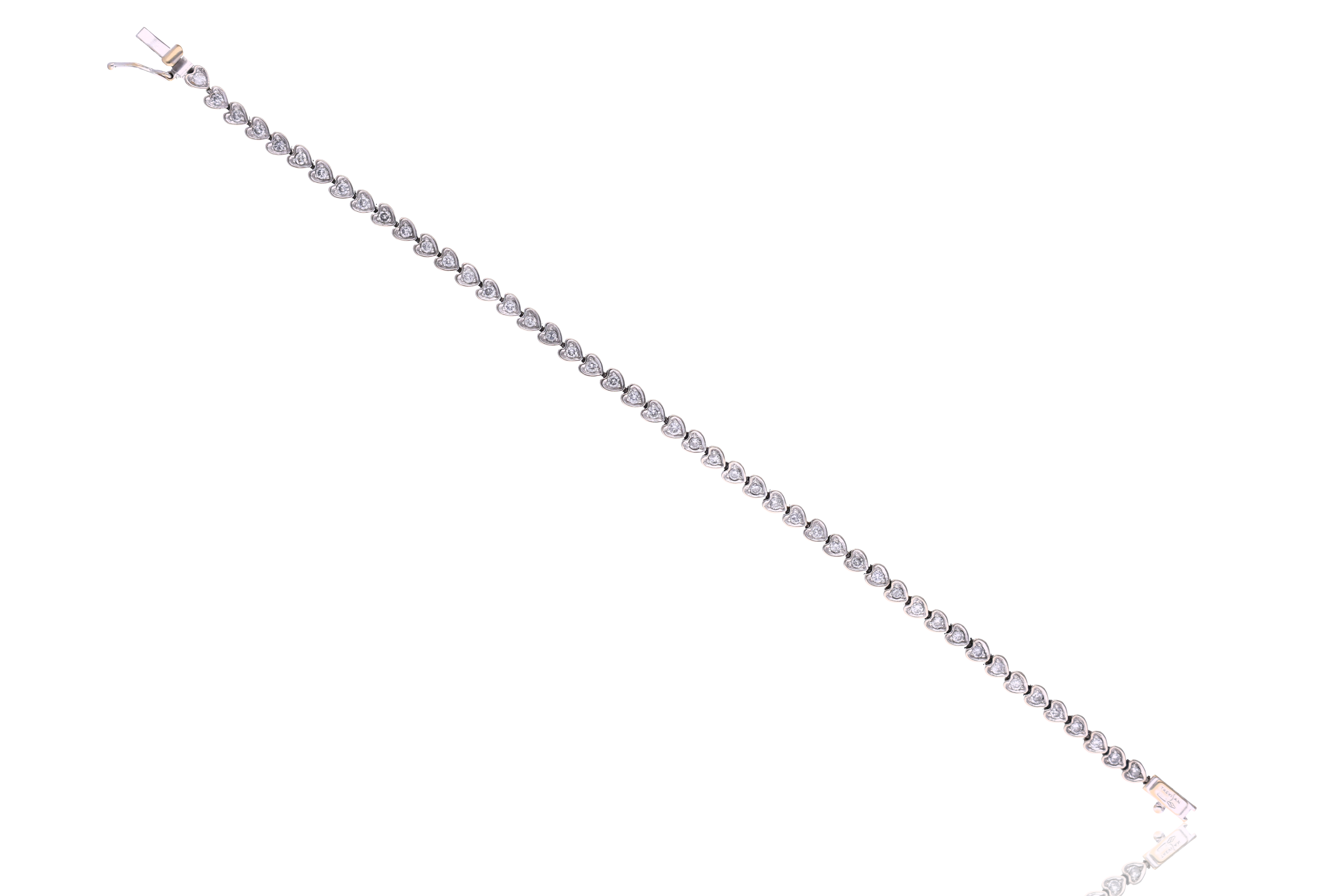 Bracciale tennis con diamanti - Asta di San Valentino