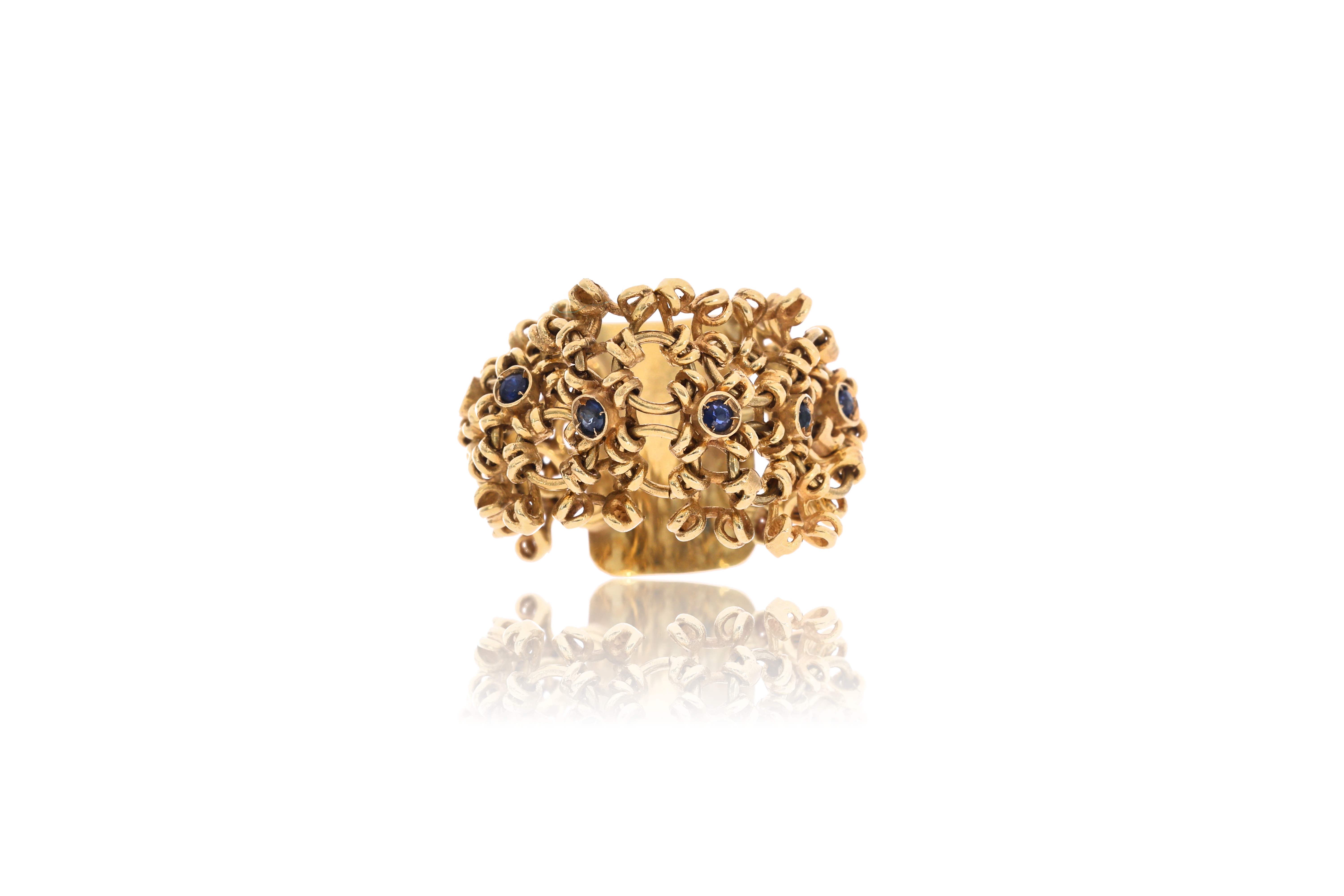 Cleto Munari, anello con zaffiri - Asta di San Valentino