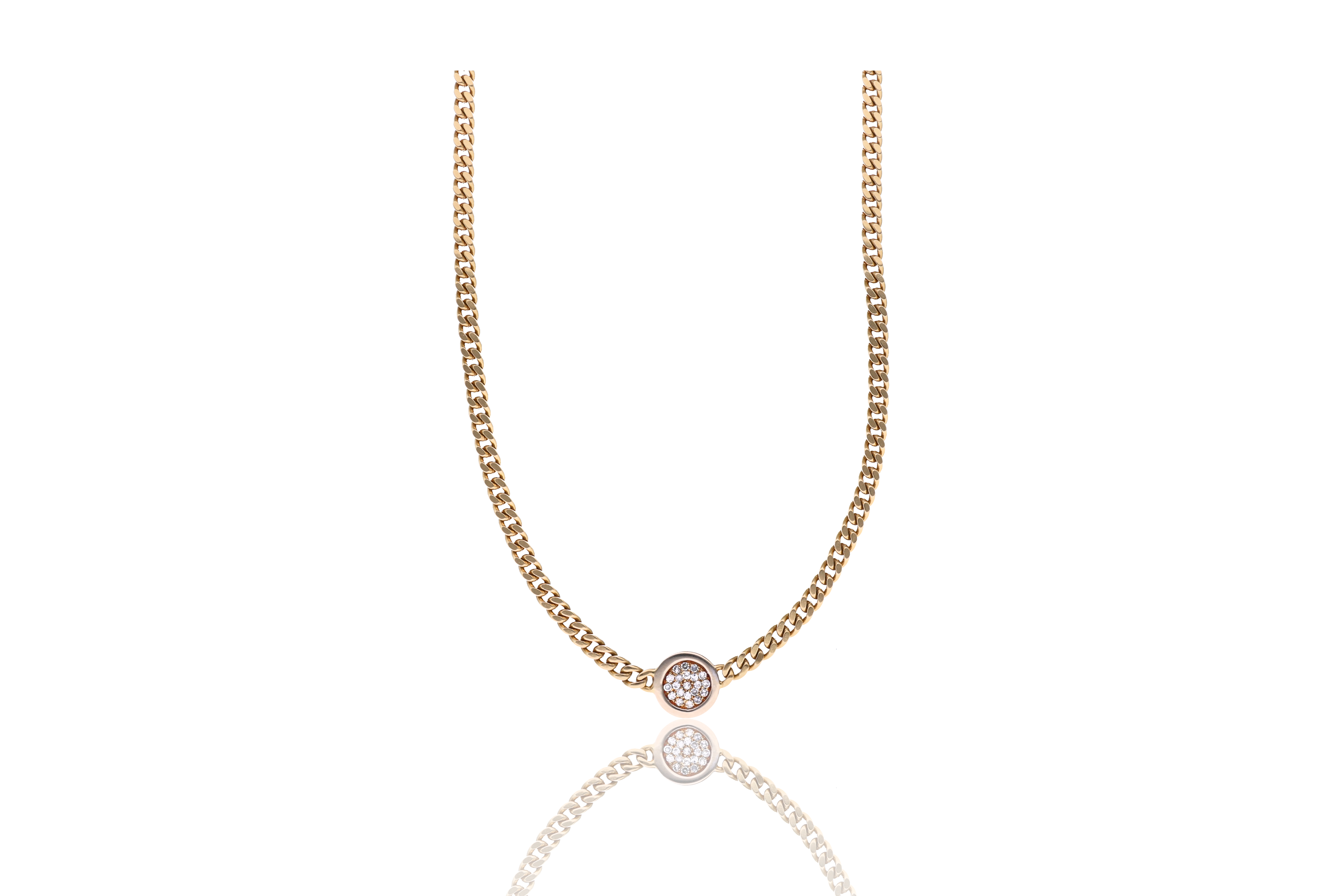 Collana in oro, con diamanti - Asta di San Valentino