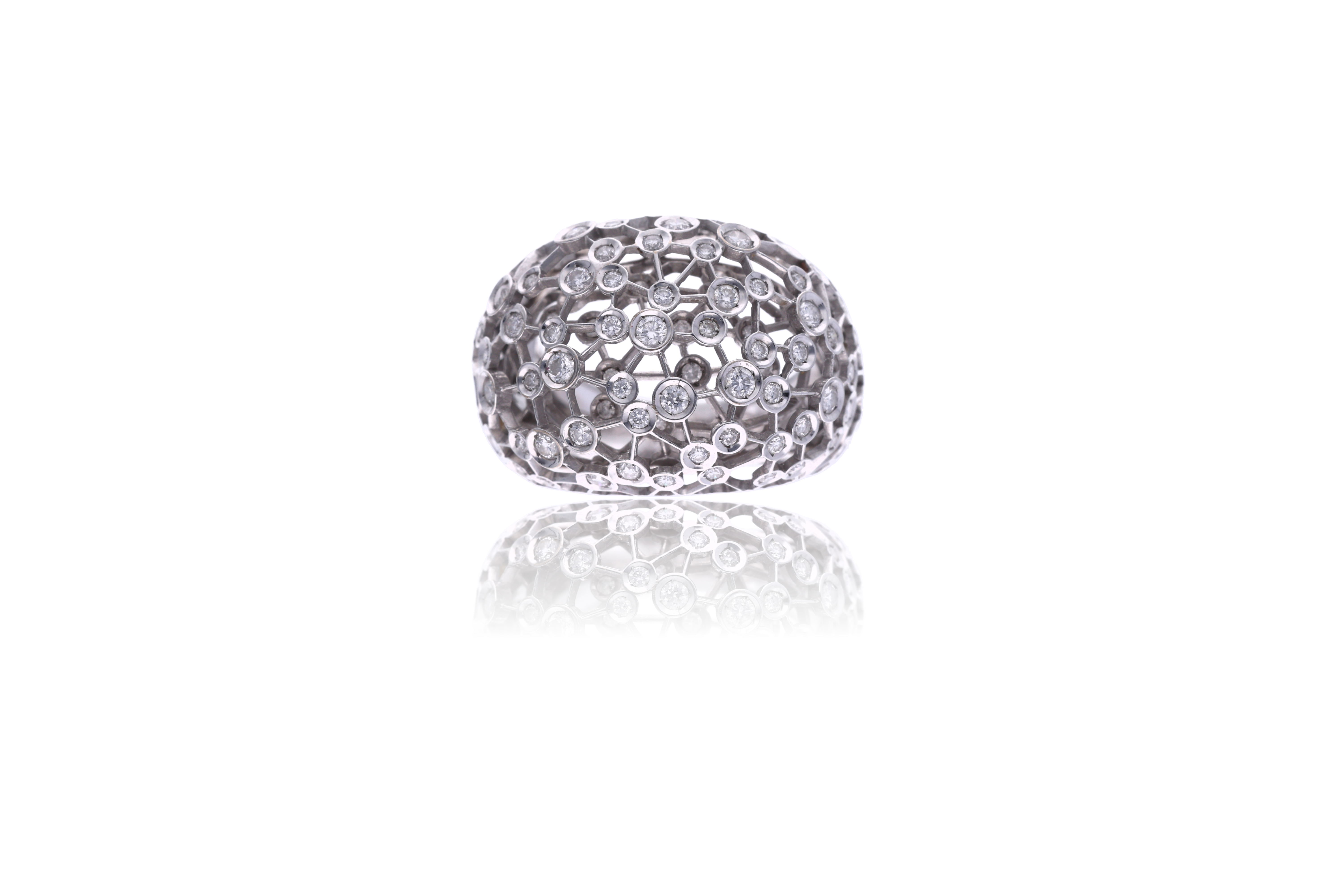 Damiani Via Lattea, anello con diamanti - Asta di San Valentino