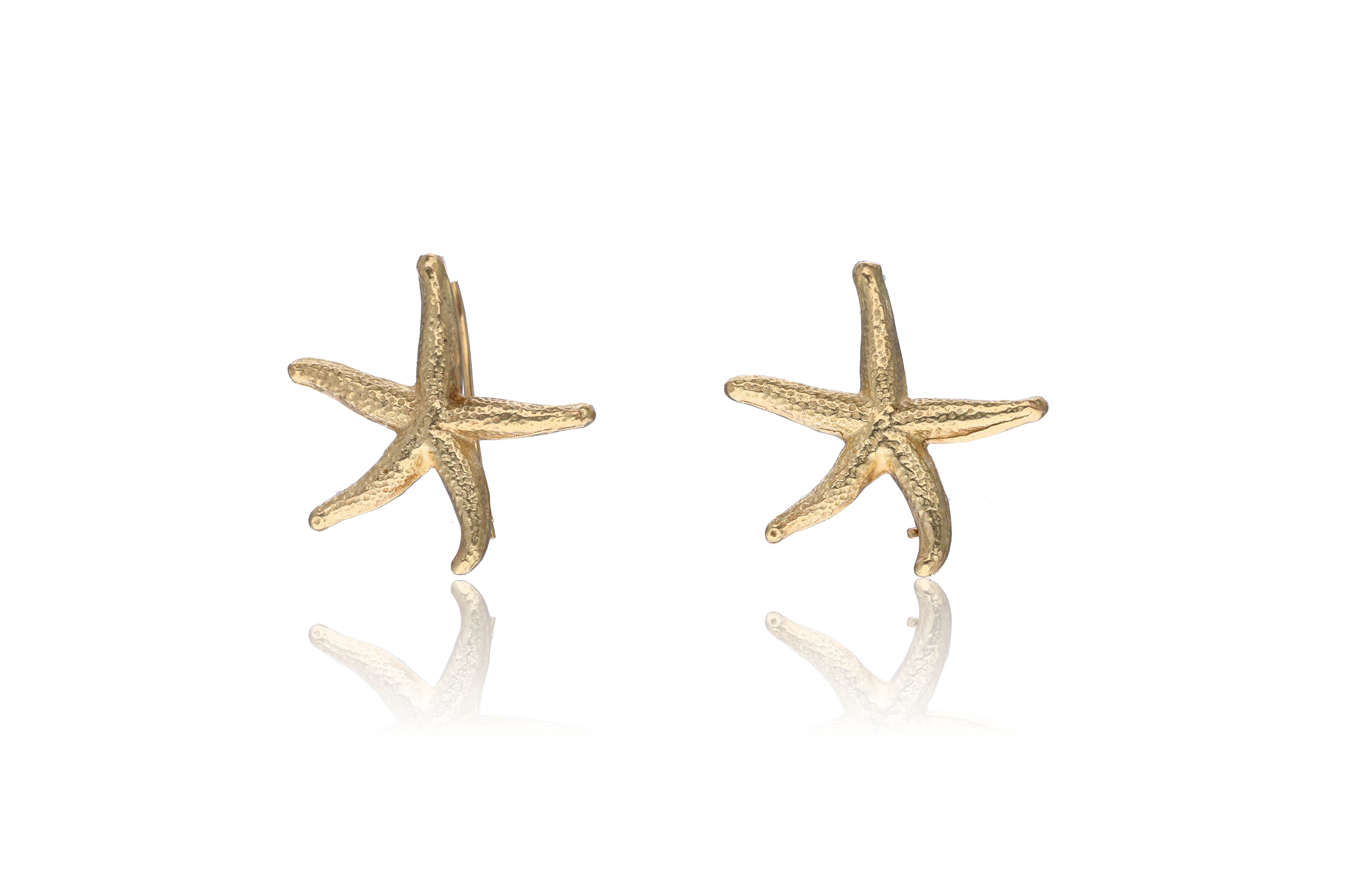 Paio di orecchini a forma di stelle marine - Asta di San Valentino