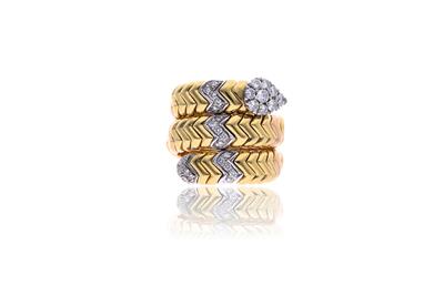 Anello a serpente con diamanti - Asta di San Valentino Anello a serpente con diamanti - Asta di San Valentino