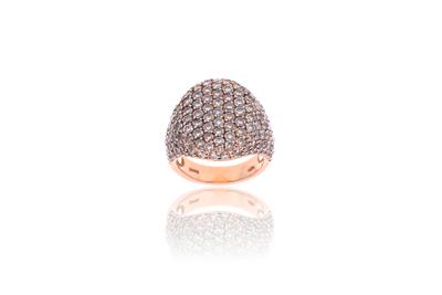 Anello, attribuito a Crivelli, in oro e diamanti brown - Asta di San Valentino Anello, attribuito a Crivelli, in oro e diamanti brown - Asta di San Valentino
