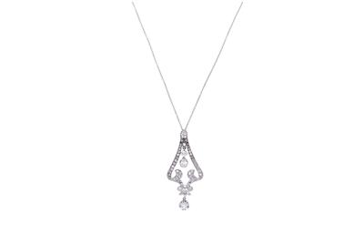 Collana con ciondolo in oro, diamanti - Asta di San Valentino Collana con ciondolo in oro, diamanti - Asta di San Valentino