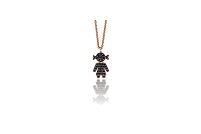 Crivelli Easy, collana e ciondolo con diamanti neri - Asta di San Valentino Crivelli Easy, collana e ciondolo con diamanti neri - Asta di San Valentino