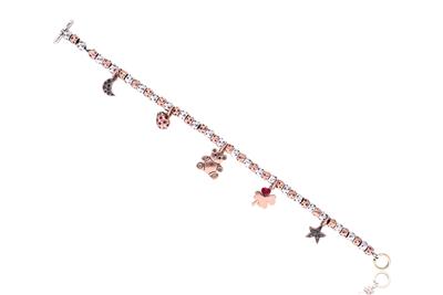Pomellato Dodo bracciale con ciondoli - Asta di San Valentino Pomellato Dodo bracciale con ciondoli - Asta di San Valentino