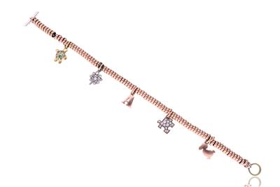Pomellato Dodo bracciale con ciondoli - Asta di San Valentino Pomellato Dodo bracciale con ciondoli - Asta di San Valentino