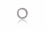 Anello a fascia morbida con diamanti - Asta di San Valentino Anello a fascia morbida con diamanti - Asta di San Valentino
