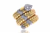Anello a serpente con diamanti - Asta di San Valentino Anello a serpente con diamanti - Asta di San Valentino
