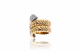 Anello a serpente con diamanti - Asta di San Valentino Anello a serpente con diamanti - Asta di San Valentino