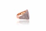 Anello, attribuito a Crivelli, in oro e diamanti brown - Asta di San Valentino Anello, attribuito a Crivelli, in oro e diamanti brown - Asta di San Valentino