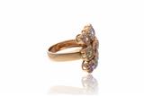Anello in oro con pietre - Asta di San Valentino