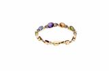 Bracciale con zaffiri, peridoti, ametiste, quarzi e diamanti - Asta di San Valentino Bracciale con zaffiri, peridoti, ametiste, quarzi e diamanti - Asta di San Valentino