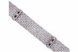Bracciale in oro, con diamanti e rubini - Asta di San Valentino Bracciale in oro, con diamanti e rubini - Asta di San Valentino