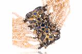 Bracciale, in oro con zaffiri e microperle - Asta di San Valentino Bracciale, in oro con zaffiri e microperle - Asta di San Valentino