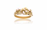 Bracciale rigido in oro con perle - Asta di San Valentino Bracciale rigido in oro con perle - Asta di San Valentino