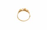 Bracciale rigido in oro con perle - Asta di San Valentino Bracciale rigido in oro con perle - Asta di San Valentino