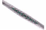 Bracciale semirigido con smeraldi e diamanti - Asta di San Valentino Bracciale semirigido con smeraldi e diamanti - Asta di San Valentino