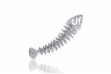 Ciondolo a forma di lisca di pesce con diamanti - Asta di San Valentino Ciondolo a forma di lisca di pesce con diamanti - Asta di San Valentino