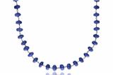 Collana con tanzaniti e diamanti - Asta di San Valentino Collana con tanzaniti e diamanti - Asta di San Valentino