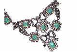 Collana in oro 585 con diamanti e smeraldi - Asta di San Valentino Collana in oro 585 con diamanti e smeraldi - Asta di San Valentino